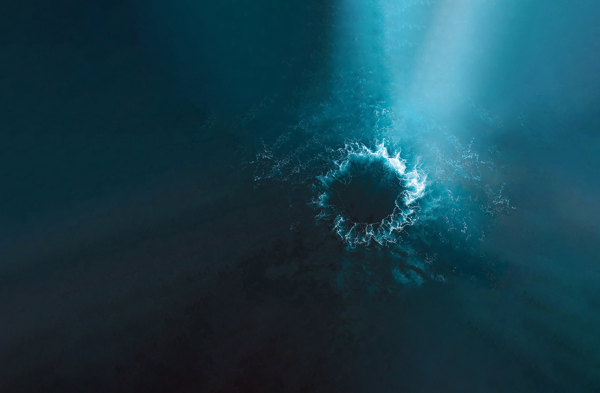 Water circular swirl